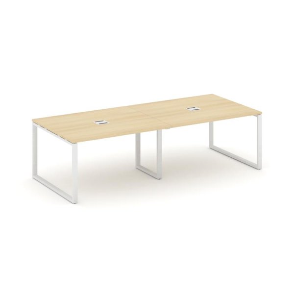 Стол переговорный SN-6O.SPRG-043 (2760х1180х750) (Акация Лорка/Металл Белый)