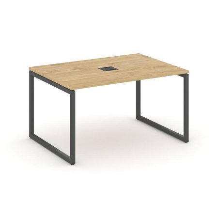 Стол переговорный SN-4O.SPRG-001 (980х980х750) (Тиквуд Светлый/Металл Антрацит)