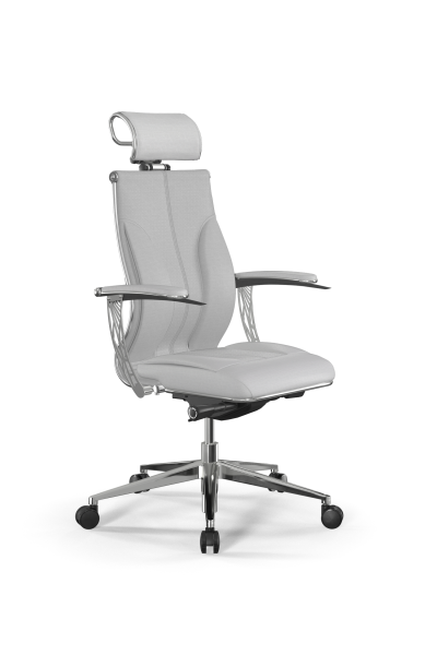 Кресло для руководителя Метта Samurai M3-11U - Infinity /Kc06/Wm06/U1mL-4c3/H2cL-3D(M26.B32.G25.W03) (Белый)