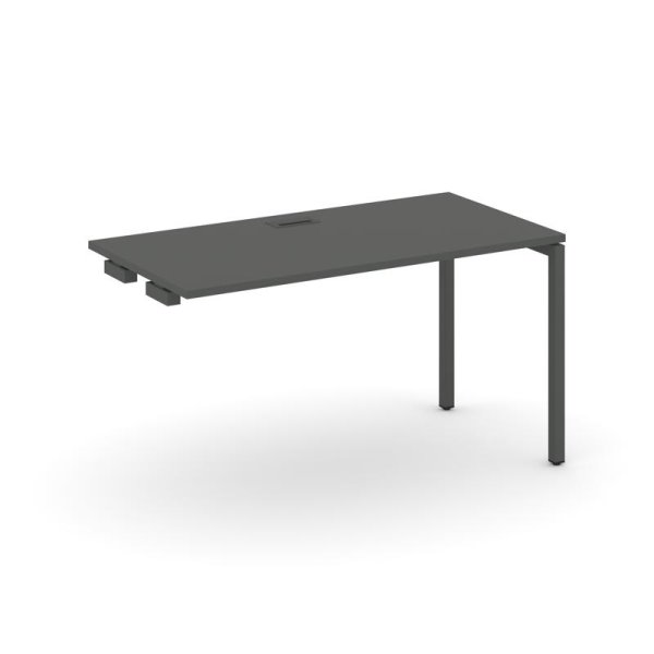 Стол-приставка к опорным элементам SN-4P.OPRS-013 (1380х700х750) (Антрацит/Металл Антрацит)