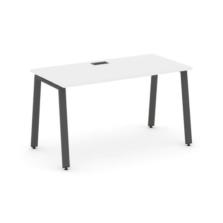 Стол письменный SN-6A.SP-011 (980х700х750) (Белый/Металл Антрацит)