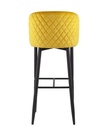 Стул барный Оскар велюр оранжевый (Стул барный Оскар оранжевый)