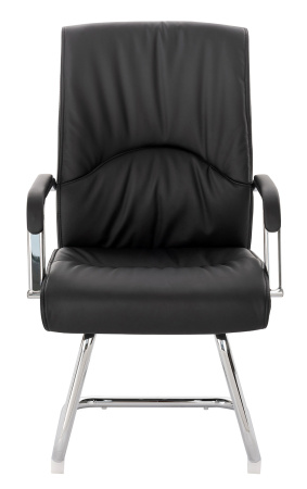 AL 755 V Кресло посетителя, экокожа (Черный)