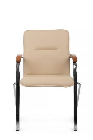 Стул Самба с деревянными подлокотниками SMB-02H Бежевый (Бежевый)