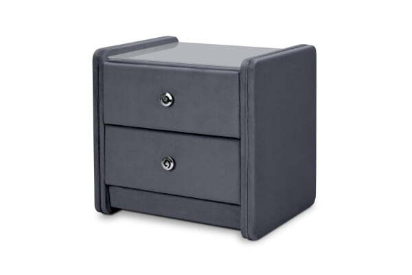 Тумба для спальни Lion (540x440x520) Серый (Серый)