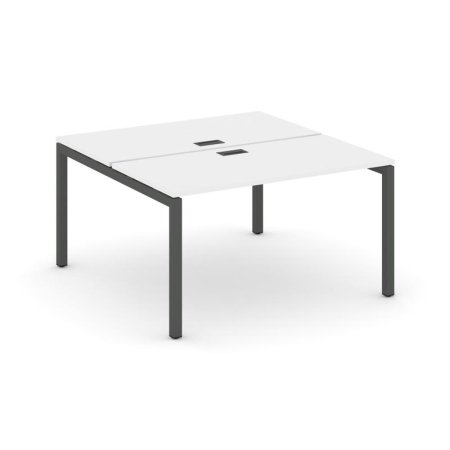 Рабочая станция 2-х сторонняя SN-5P.DRS-021 (980х1632х750) (Белый/Металл Антрацит)