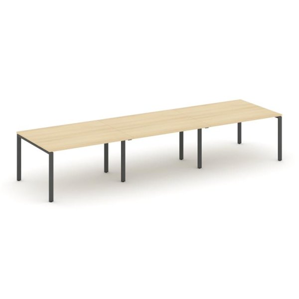 Стол переговорный SN-6P.SPRG-053.3 (4410х1180х750) (Акация Лорка/Металл Антрацит)