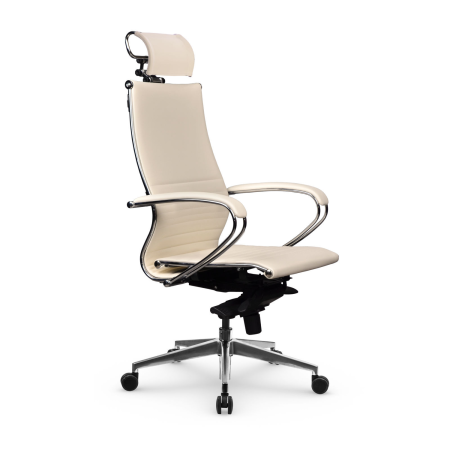 Кресло для руководителя Метта Samurai K-2.051 MPES (Молочный)