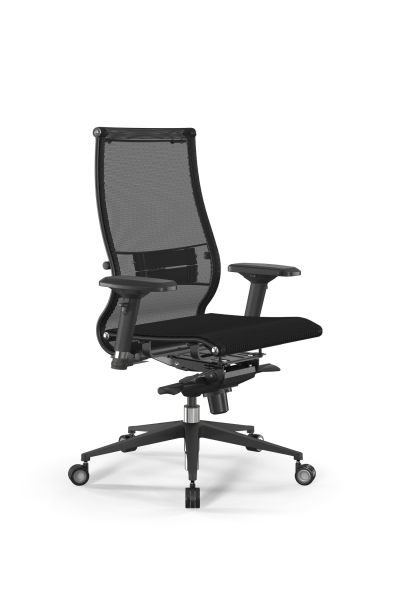 Кресло для руководителя Метта Samurai L2-9D - TS /Kb00/Nb00/D04P(M06.B11.G21.W04) (Черный)