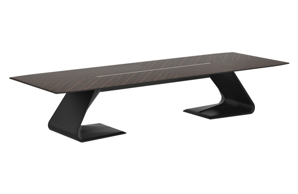 Стол переговоров BUGATTI 260 (2600х1400х760) (Эбеновое дерево M-EB-02C)