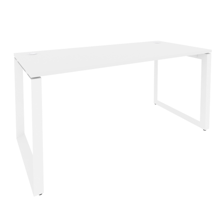 Стол рабочий на О-образном м/к Onix O.MO-SP-4.7 1580x720x750 (Белый Бриллиант/Белый Металл)