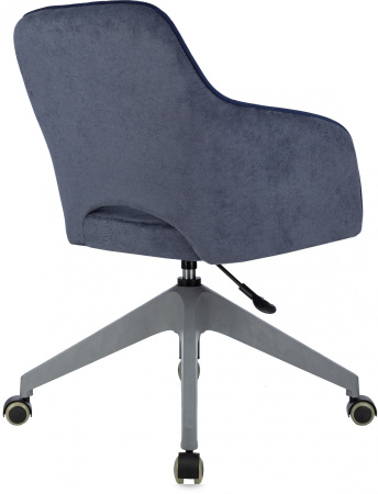 Кресло CH-380GL синий Light-27 крестов.4-луч. пластик пластик серый (Синий)