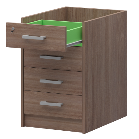 Корпус тумбы приставной Арго АТ-07 440x600x740 (Темный шимо)