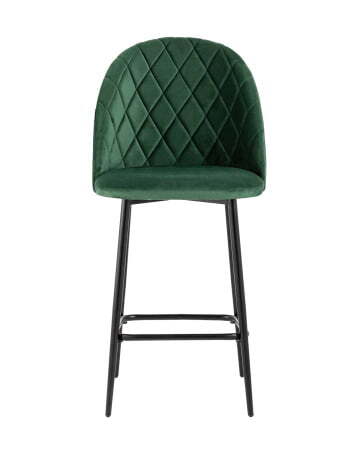 Стул полубарный Марсель велюр зеленый (Стул полубарный Марсель зеленый)
