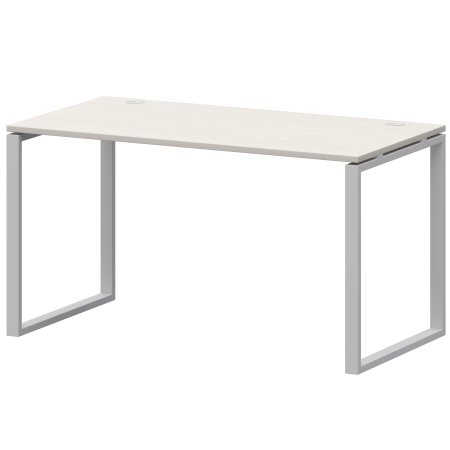 Стол на металлокаркасе Арго-М АМ.О-005.60 1800x600x760 (Ясень шимо/Белый)