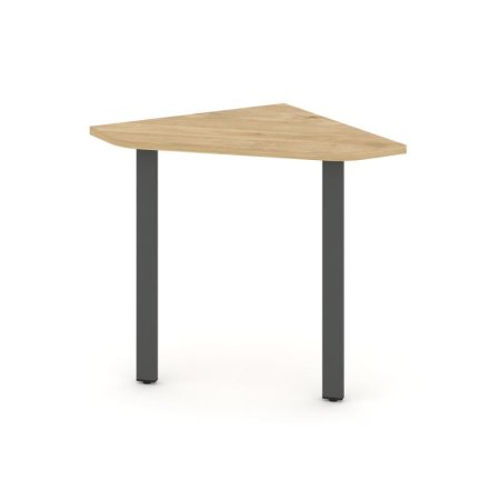Угловой элемент стола SN-6.USP-011 (700х700х750) (Тиквуд Светлый/Металл Антрацит)