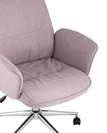 Стул офисный Simona розовый (Офисное кресло Simona розовый)