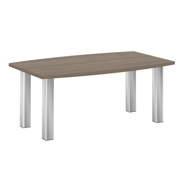 Стол для переговоров (опоры нерж. сталь) M-LT.SP-3 (Вяз Благородный)