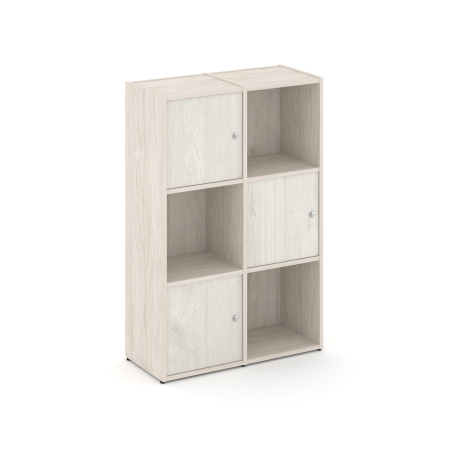 Стеллаж Locker Plus LK.K-002 798x350x1203 (Денвер Светлый | Дуб Наварра)