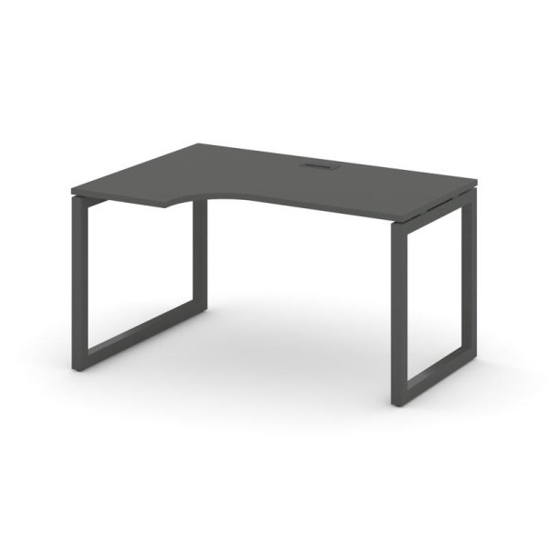 Стол рабочий эргономичный SN-5O.SPA-001(L) (1380х600/980х750) (Антрацит/Металл Антрацит)