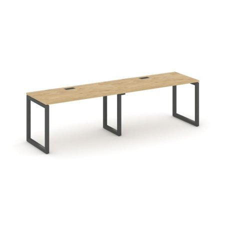 Рабочая станция 1 сторонняя SN-5O.ORS-004 (3160х600х750) (Тиквуд Светлый/Металл Антрацит)