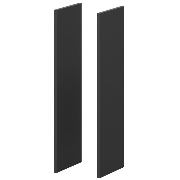 Боковины декоративные Кортез KZD-38B 384x50x1162 (Графит)