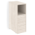 Тумба с подсветкой 5 ящиков TIP-ON завершающая, левая Onix O.R-TV-5TIP.SL 436x767x1185 (Тиквуд Светлый)