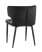 Стул Матео с кантом велюр черный (Стул Матео черный)