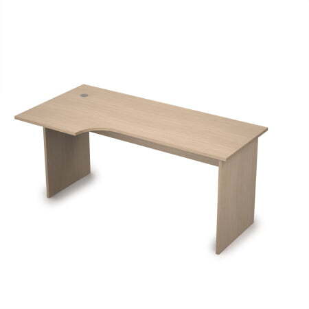 2С.043  Стол криволинейн.лев. 1600x800x750 (Дуб)