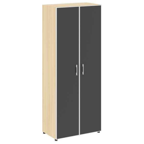 Шкаф для документов со стеклом черным LT.ST-1.10 R Black (Акация Лорка)