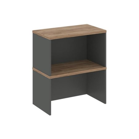 Надставка на тумбу 2 яруса SN.NT-006 (800х400х800) (Антрацит/Дуб Табак)