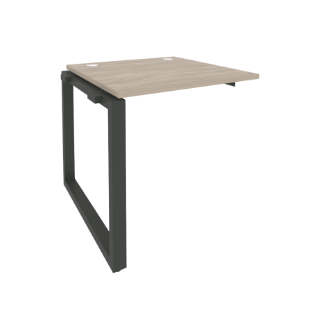 Наборный элемент рабочей станции на О-образном м/к Onix O.MO-1.NRS-0.8 780x800x750 (Дуб Аттик/Черный металл)