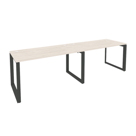 Рабочая станция на О-образном м/к Onix O.MO-RS-2.3.7 2760x720x750 (Денвер Светлый/Черный металл)