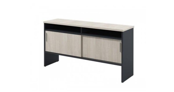 Тумба-купе Инновация I-68 1432х380х750 (Акация Морава/Антрацит)