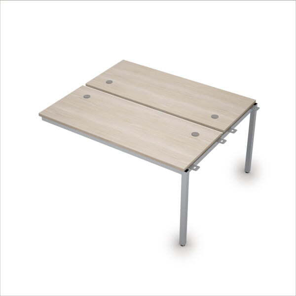 6МБС.269 Сдвоенные бенч-системы, средний модуль (1400x1235x750) (Шамони светлый/Алюминий матовый)