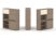 Тумба двойная + высокая надставка ES.NB.2V-29 (1500х410х1520) (Латте/Тиквуд Светлый)