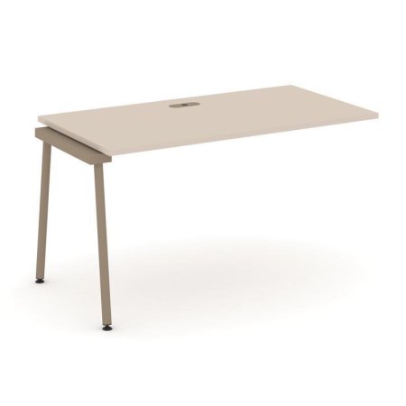 Наборный элемент рабочей станциии ES.1.NRS-3-LK (1380х730х750) (Капучино/Металл Латте)