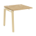 Наборный элемент рабочей станции на деревянных опорах Onix Wood OW.1.NRS-0.8 780x800x750 (Тиквуд Светлый/Дуб Темный)