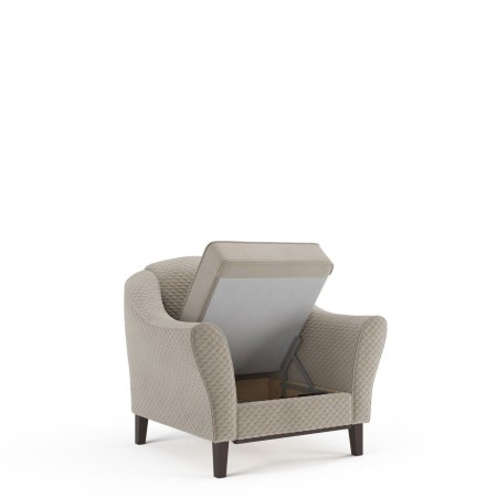 Кресло Monreal (1210x1020x1000) Бежевый (Diamand P-19A, Diamand P-19B com)