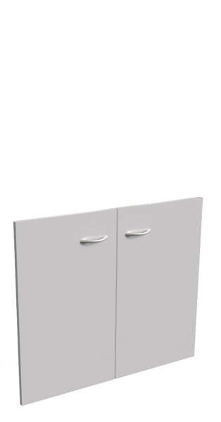 Двери деревянные низкие без замка Steel 11554 800x16x675 (Белый)