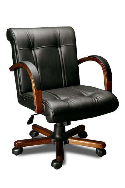 Кресло PARIS B LAGUNA кожа (Черный)