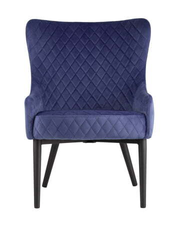 Кресло Ститч велюр королевский синий (Стул-кресло Ститч синий)