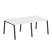 Стол для переговоров (2 столешницы) на А-образном м/к Metal System Style БА.ПРГ-2.1 2000x1235x750 (Дуб наварра/Серый металл)