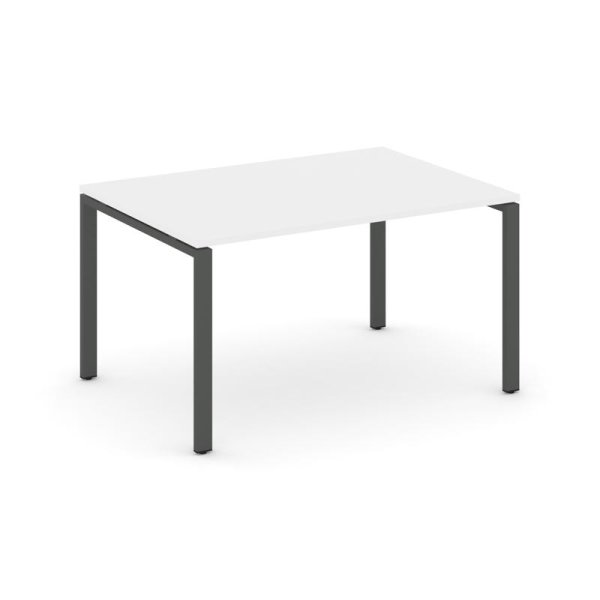Стол переговорный SN-6P.SPRG-001.3 (980х980х750) (Белый/Металл Антрацит)