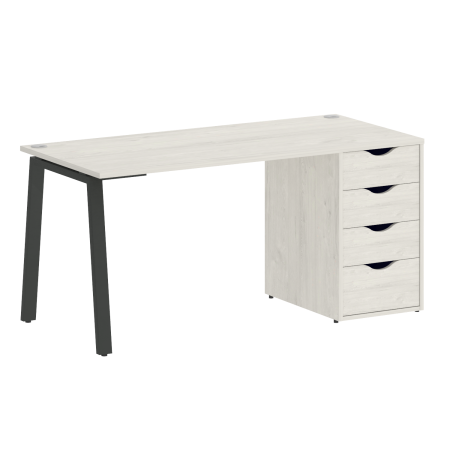 Стол письменный VR.SP-3-158.4.A 1580x720x750 (Дуб Наварра/Антрацит Металл)