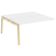 Наборный элемент рабочей станции на деревянных опорах Onix Wood OW.2.NRS-4.8 1580x1635x750 (Тиквуд Светлый/Дуб Темный)