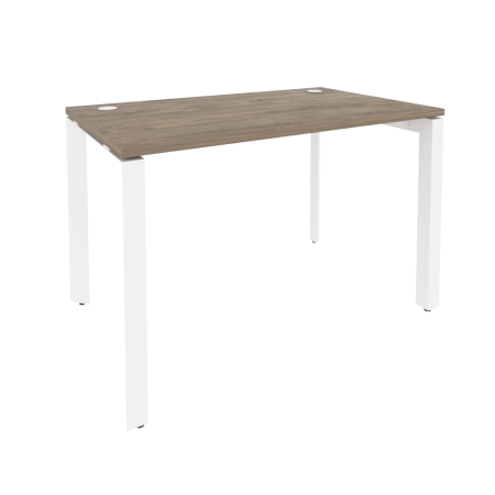 Стол рабочий на П-образном м/к Onix O.MP-SP-2.7 1180x720x750 (Тиквуд Темный/Белый Металл)