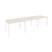 Рабочая станция на П-образном м/к Onix O.MP-RS-3.1.8 2940x800x750 (Тиквуд Темный/Белый Металл)