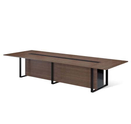 EXE Стол для переговоров L396 101 921 (Орех/Черный металл)
