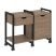 Тумба на колесных опорах наборная VR.L-TN-3.K 970x460x767 (Тиквуд Темный/Белый металл)